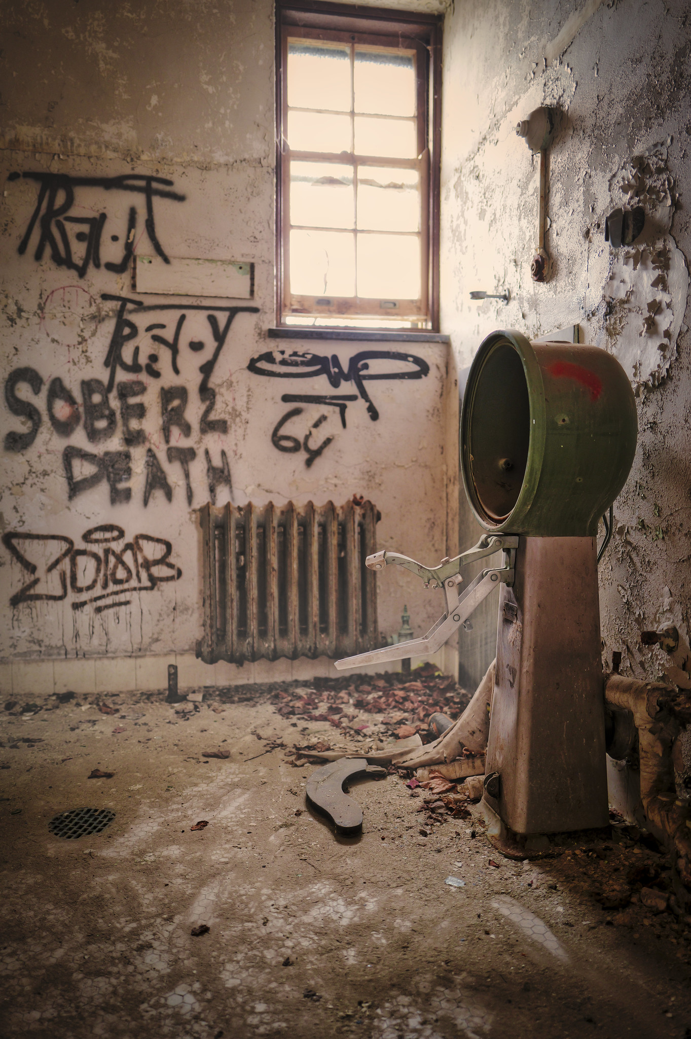 A Vintage Bedpan Washer